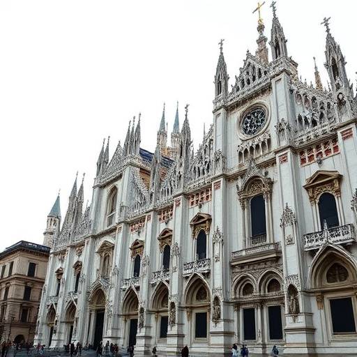 Il Duomo di Milano, un esempio straordinario di architettura gotica.